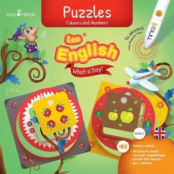 Ting. Leo English. Puzzles. Colours and numbers