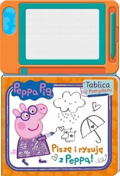 Peppa Pig. Tablica z pomysłami. Piszę i rysuję z Peppą!