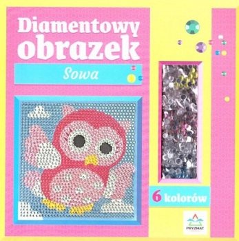 Diamentowy obrazek. Sowa