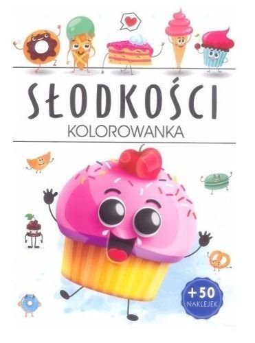 Słodkości. Kolorowanka