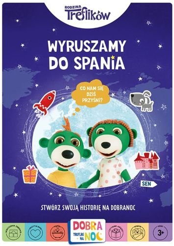 Rodzina Treflików. Wyruszamy do spania. Stwórz swoją historię na dobranoc, Magdalena Komsta