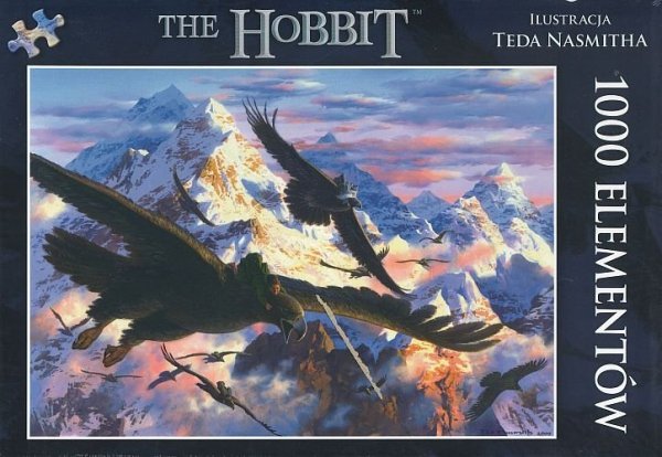 Hobbit. Bilbo i orły. Puzzle 1000 elementów