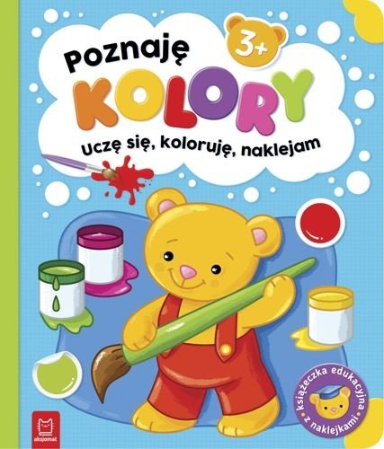 Poznaję kolory. Uczę się, koloruję, naklejam, Sylwia Kajdana