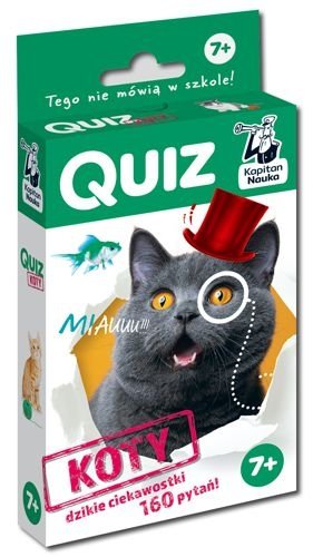 Kapitan Nauka. Quiz. Koty 7+, Małgorzata Biegańska-Hendryk