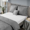 Prześcieradło jersey z gumką 120x200 cm z bawełny kolor biały 125 g/m2 Design 91