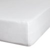 Prześcieradło jersey z gumką 180x200 cm z bawełny kolor biały 125 g/m2 Design 91 