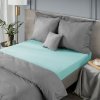 Prześcieradło jersey z gumką 180x200 cm z bawełny kolor miętowy 125 g/m2 Design 91 