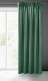PIERRE CARDIN zasłona SIBEL z miękkiego i delikatnego welwetu, 140x270cm ciemny miętowy