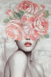 OBRAZ 540B 80 X 120 CM RÓŻOWY