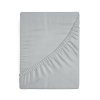 Prześcieradło jersey z gumką 140x200 cm z bawełny kolor srebrny 125 g/m2 Design 91 