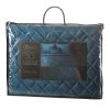 Narzuta dekoracyjna 170x210 Musa 2 granatowa złota liście welurowa Limited Collection Eurofirany