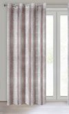 Zasłona welwetowa AMBI z nakrapianym srebrnym nadrukiem 140x250cm pudrowy róż