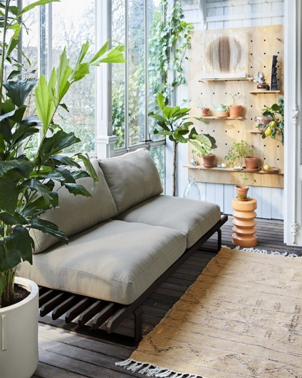 Ręcznie tkany dywan, indoor/outdoor, naturalny (120x180)