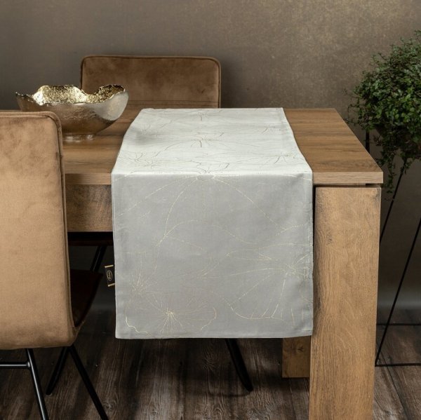OBRUS BLINK 18 35 X 140 CM SREBRNY