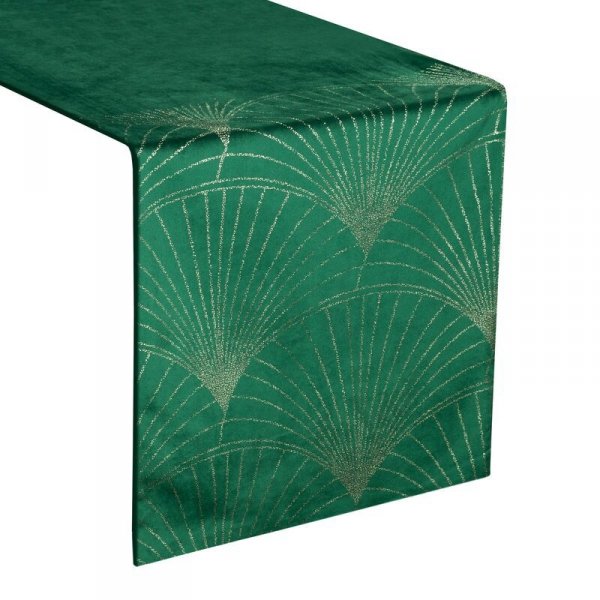 OBRUS BLINK 14 35 X 220 CM CIEMNOZIELONY