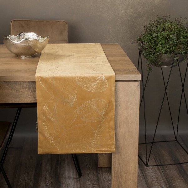 OBRUS BLINK 16 35 X 220 CM MIODOWY