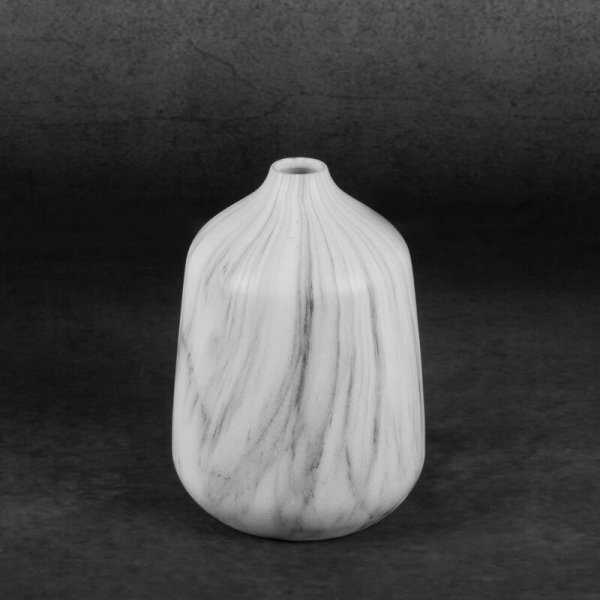 WAZON DEKORACYJNY MIJA (03) 17 X 17 X 23 CM KREMOWY