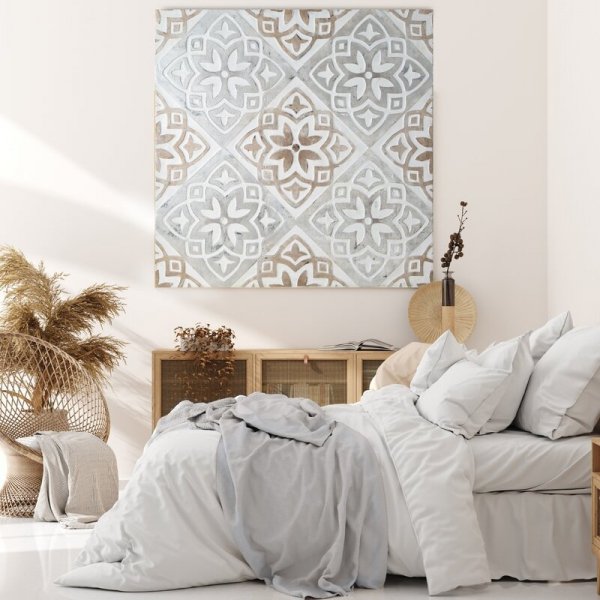 OBRAZ 486B 80 X 80 CM NIEBIESKI