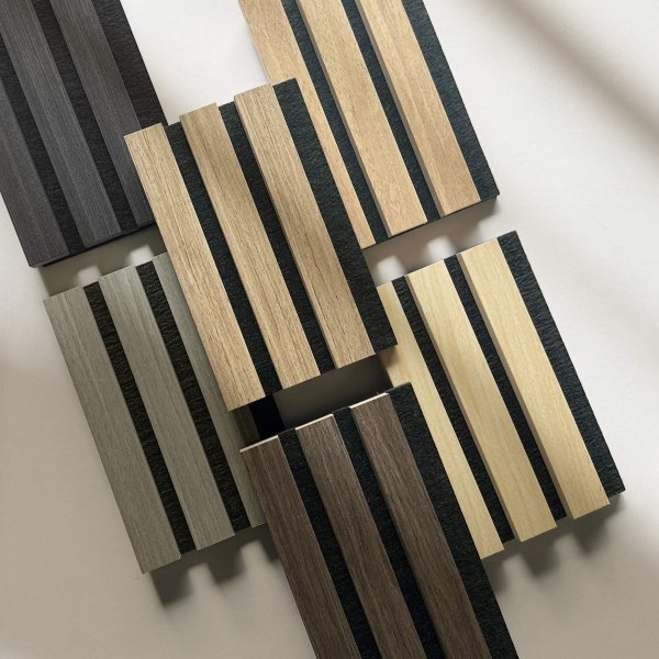 Lamele ścienne Veneer 28,5cm x 270cm - Szary - Lamelio