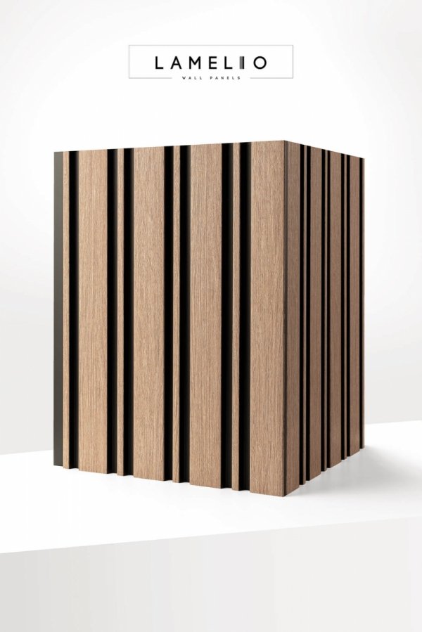 Lamele ścienne Milo 12,2cm x 270cm - Dąb Sonoma - Lamelio