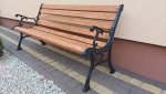 Ławka chińska żeliwna ciężka 160 cm