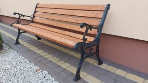 Ławka chińska żeliwna ciężka 160 cm 
