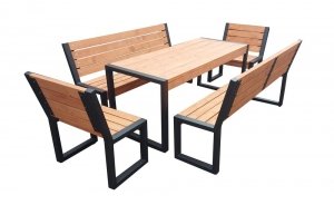 Meble ogrodowe, parkowe, tarasowe, na plac zabaw,  LOFT BIG XXXL ZO CERTYFIKAT 212 cm