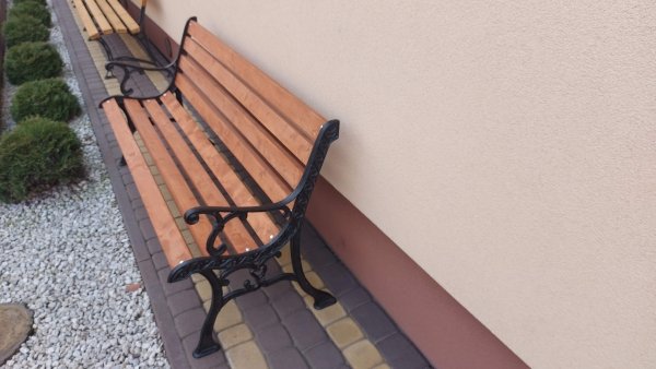 Ławka chińska żeliwna ciężka 160 cm
