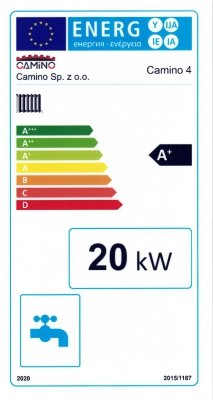 Camino 4  kocioł na pellet o mocy 20kW ecoTOUCH860