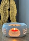 PODGRZEWACZ CERAMICZNY DO DZBANKA podstawka pod czajnik TEALIGHT 