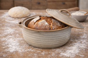 FORMA GARNEK do pieczenia chleba naczynie żaroodporne WAZA DO ZUPY 1,5l
