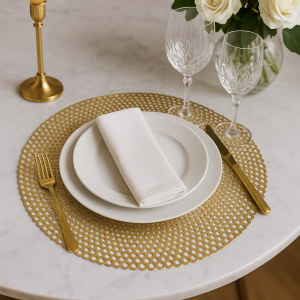 PODKŁADKA OKRĄGŁA KUCHENNA MATA NA STÓŁ POD TALERZ