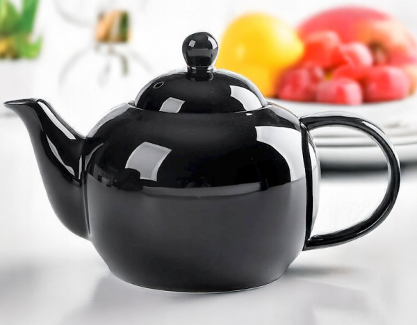 Ceramiczny DZBANEK 1L ZAPARZACZ do herbaty SITKO + PODGRZEWACZ ZESTAW