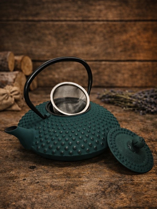 CZAJNIK ŻELIWNY IMBRYK ZAPARZACZ DO HERBATY ZIÓŁ