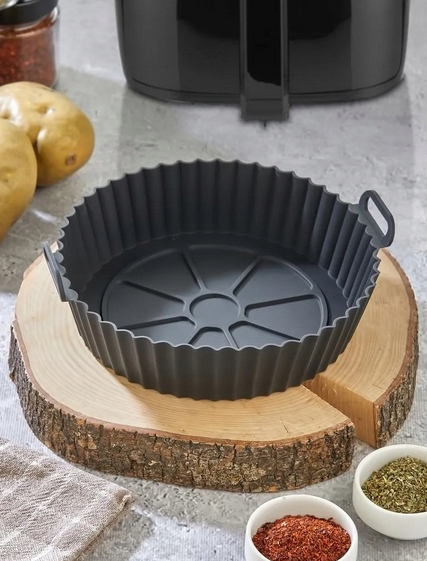  Silikonowa Forma Koszyk wkład do AirFryer Frytkownicy Beztłuszczowej 20x20