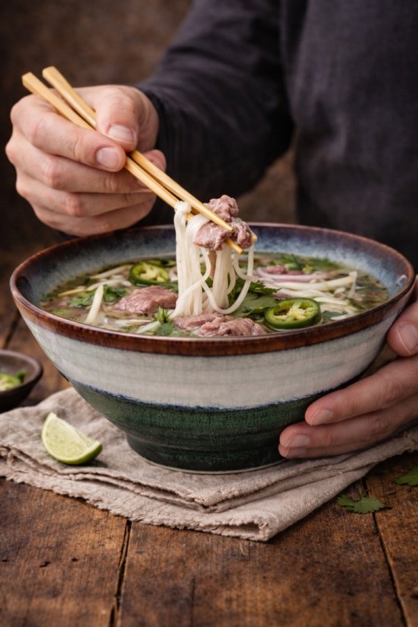 Talerz Miska do japońskiej zupy RAMEN 1l duża salaterka OMBRE