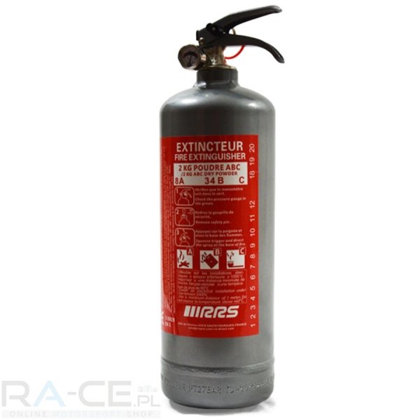 Gaśnica ręczna RRS PRO stalowa 2kg