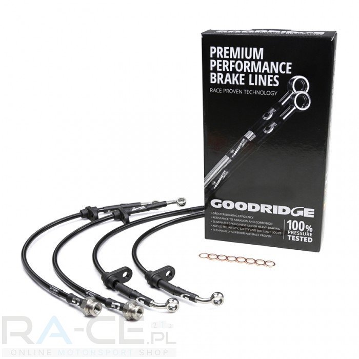 Przewody Goodridge, Subaru Impreza 2.0 Turbo 4x4, Stainless Steel