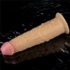 WIBRATOR 8.0'' DUAL LAYERED PLATINUM SILICONE ROTATOR