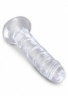 King Cock 6 Inch Cock Transparant