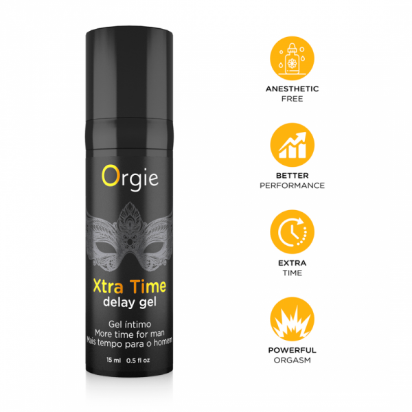 ŻEL OPÓŹNIAJĄCY XTRA TIME - DELAY GEL 15 ML