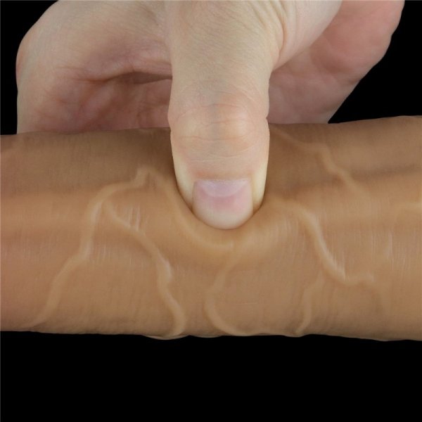 WIBRATOR 8.0&#039;&#039; DUAL LAYERED PLATINUM SILICONE ROTATOR