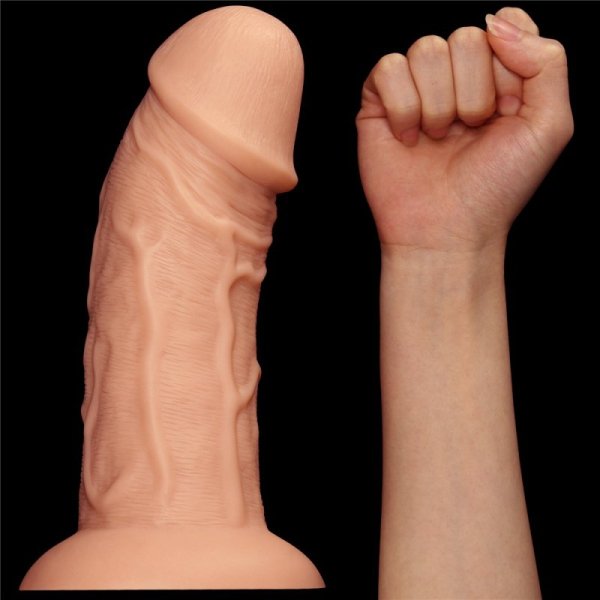 DILDO 9.5&#039;&#039; REALISTIC CURVED DILDO