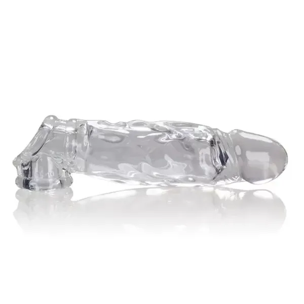 Oxballs przedłużka na penisa TPR Butch Cocksheath Clear