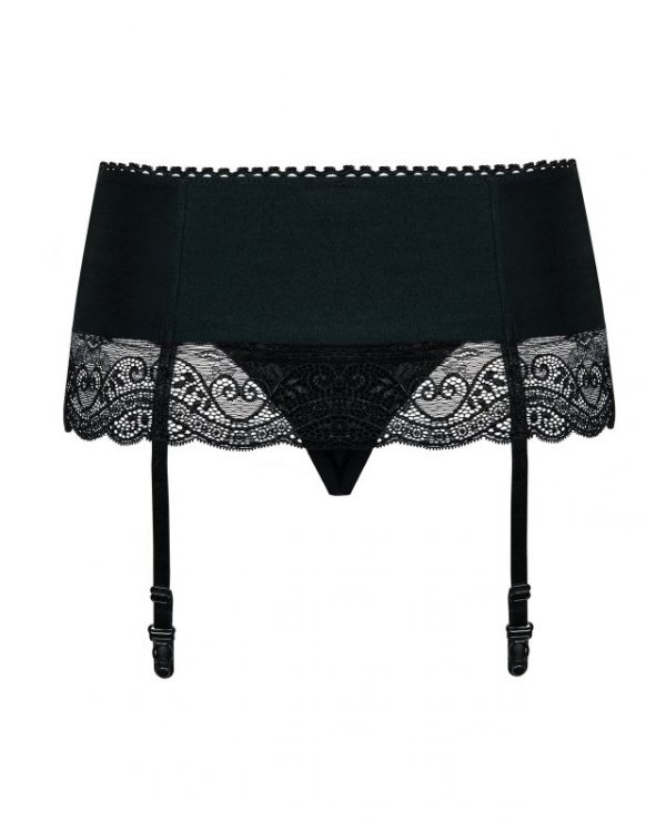 Obsessive pas do pończoch ze stringami Miamor L/XL