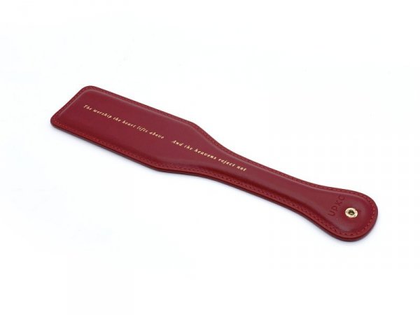 Zestaw czerwonych skórzanych akcesoriów Upko Leather Kinky Tools Set Red