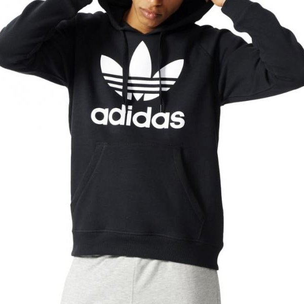 Adidas Originals czarna męska bluza Trefoil Hoody AB8291