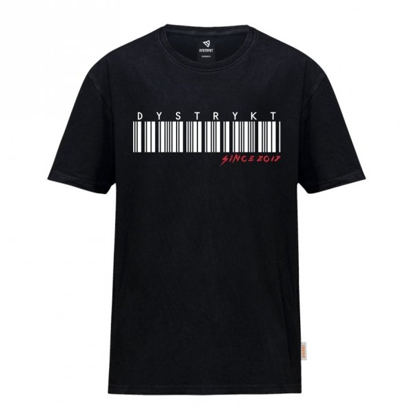 Koszulka Dystrykt Bar Code Czarna