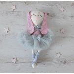 Maskotka personalizowana króliczek baletnica Malinka 