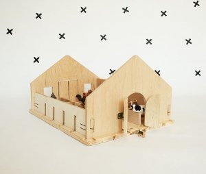 My Mini Ranczo zagroda domek Montessori